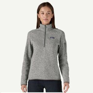 Patagonia Better Sweater 1/4 Zip Fleece Pullover Grey Size Medium